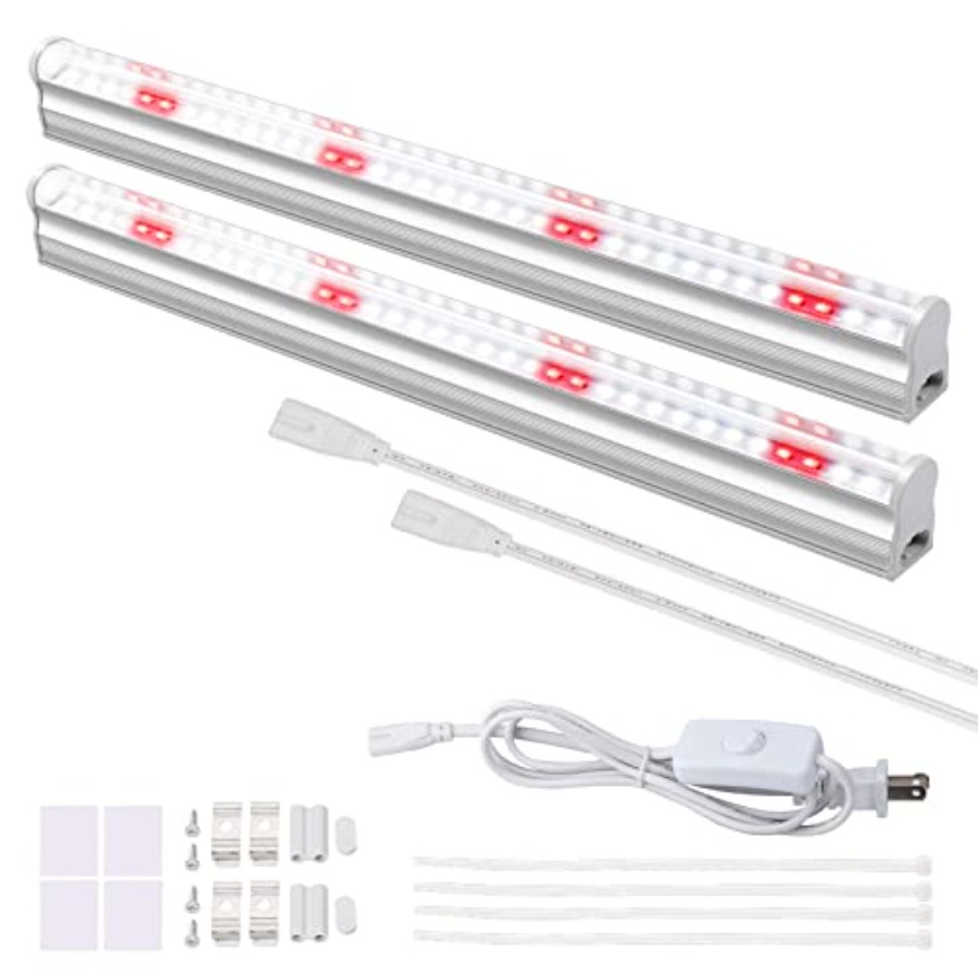 Led Grow Light - LED-kweeklichtbalken voor binnenplanten, zonlicht-kweeklamp met volledig