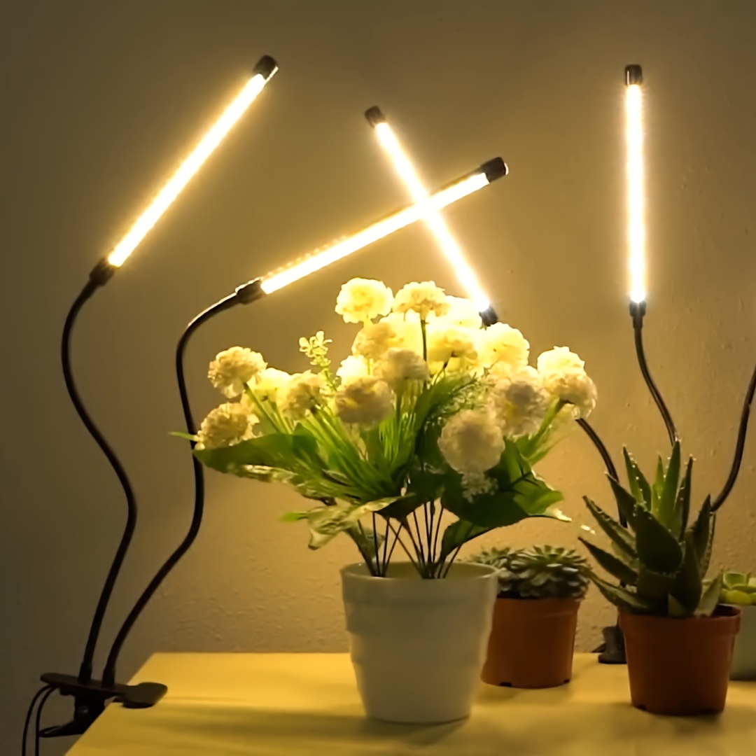 Led Grow Light - Kamerplant Kweeklamp, Clip Op Plantenlamp Full