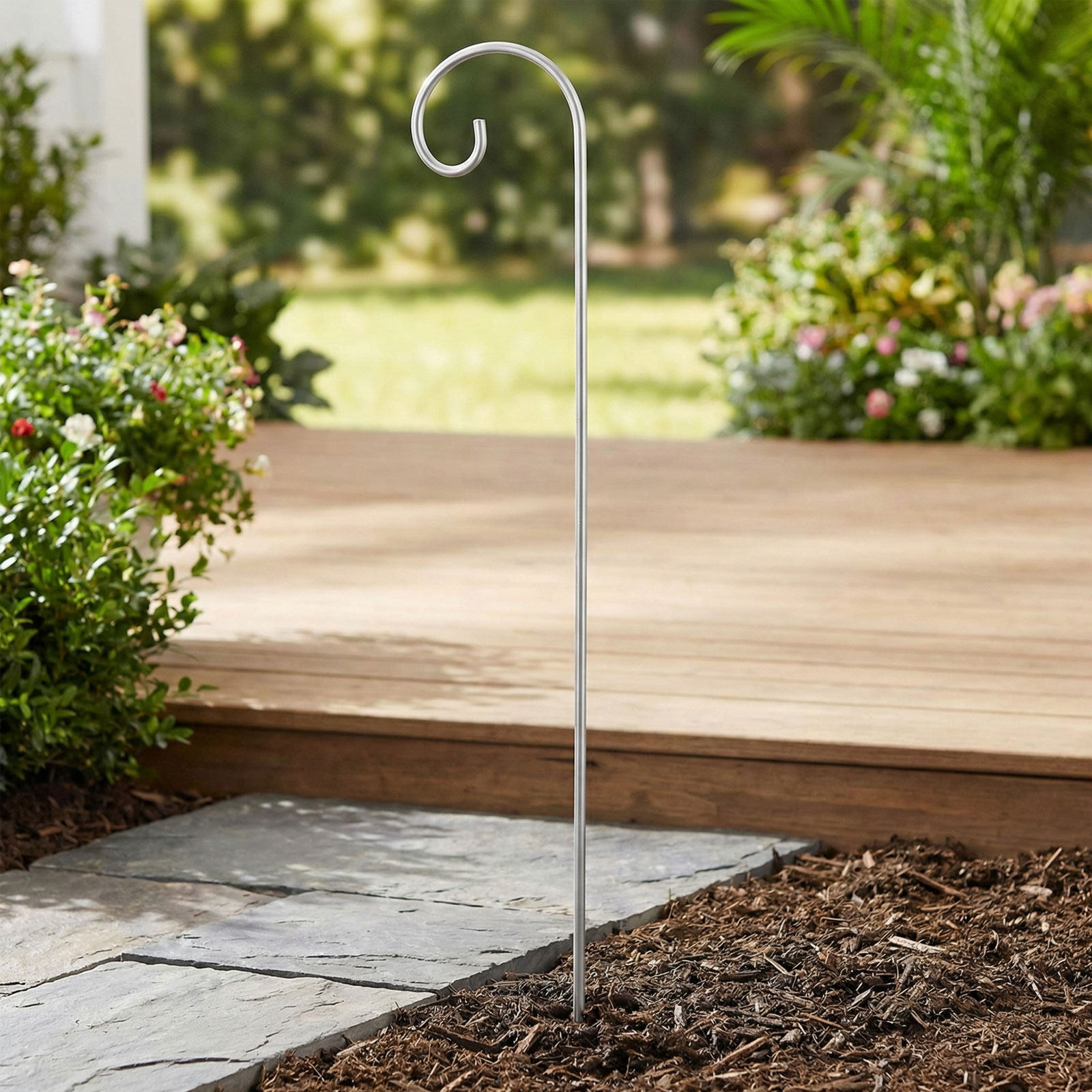 Plant Label Tags - 25 stuks metalen herdershaken voor buiten,