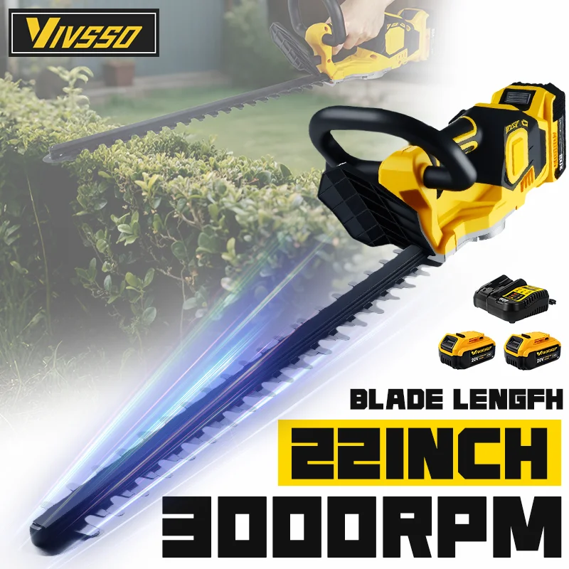 Gardening Tools And Accessories - VIVSSO Draadloze Elektrische Heggenschaar Grasmaaier Huishoudelijke