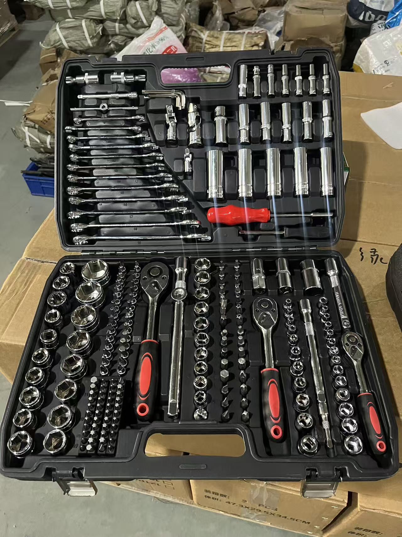 Gardening Tools Kit - 216-delige doe-het-zelf autoreparatie gereedschapsset met handmatige