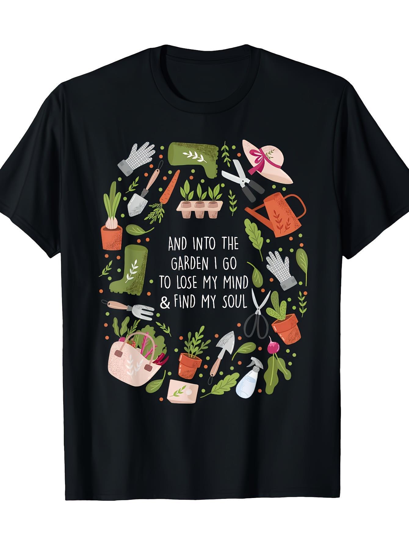 Gardening Tools Women - Zwaargewicht katoenen T-shirt voor heren en