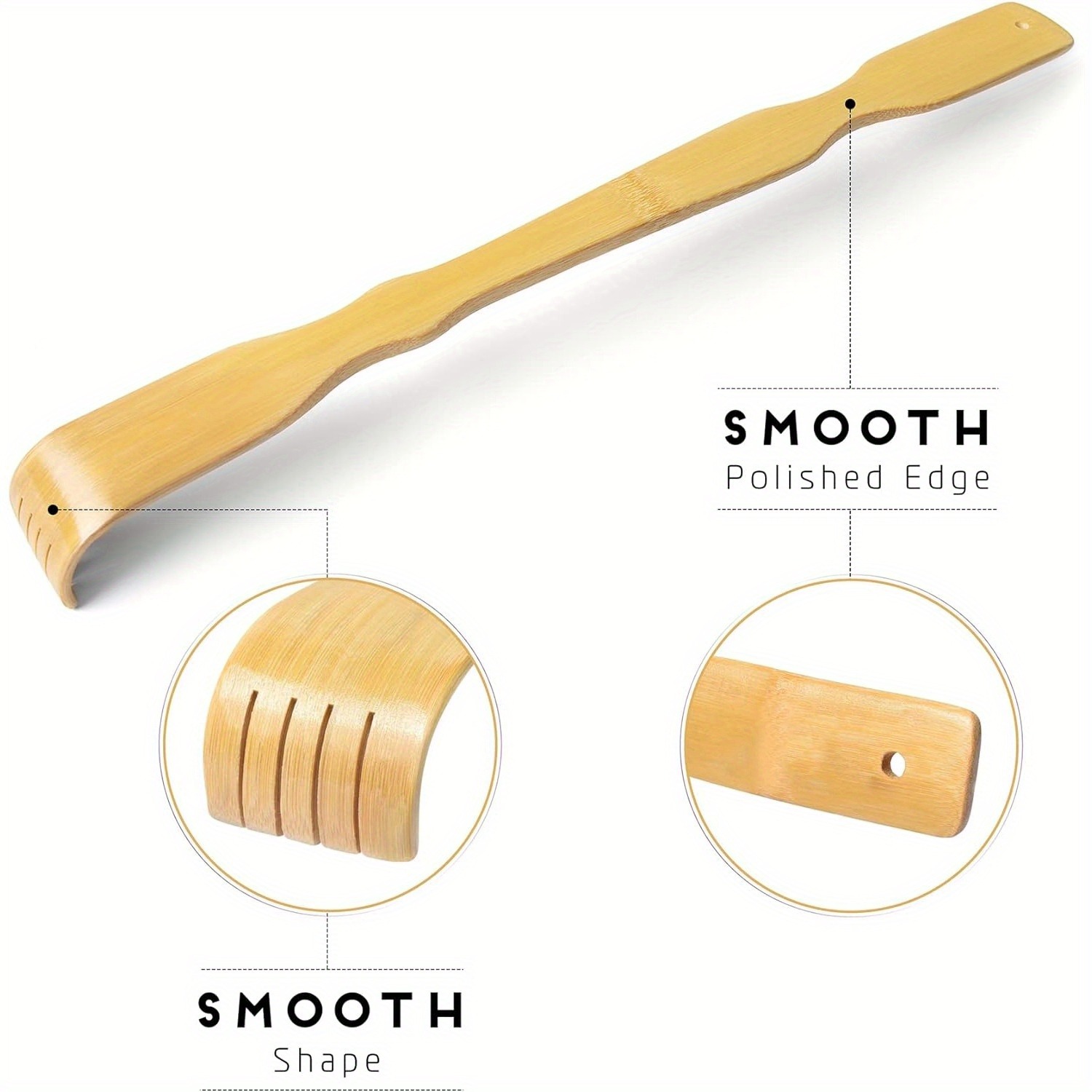 Gardening Tools Long Handle - Bamboe rugkrabber – Natuurlijk bamboe hulpmiddel