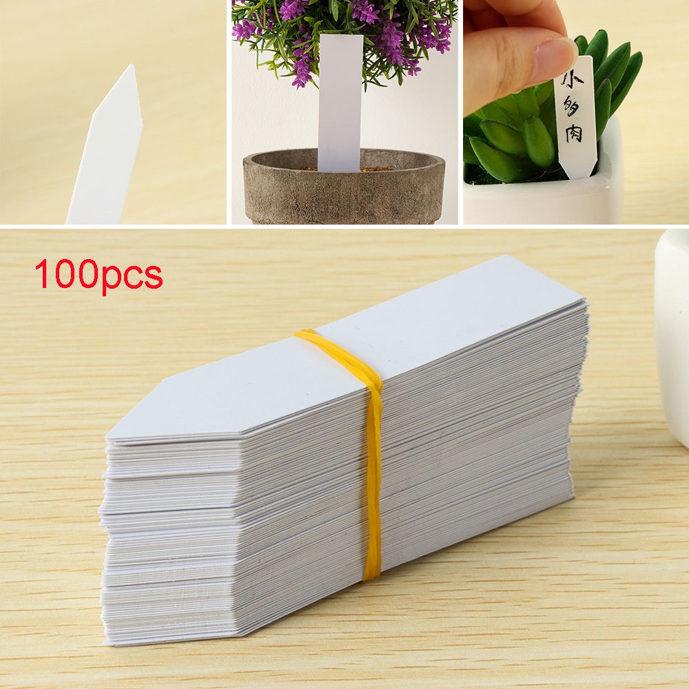 Plant Label Tags - 100 Stuks Herbruikbare Classificatie Marker Waterdichte
