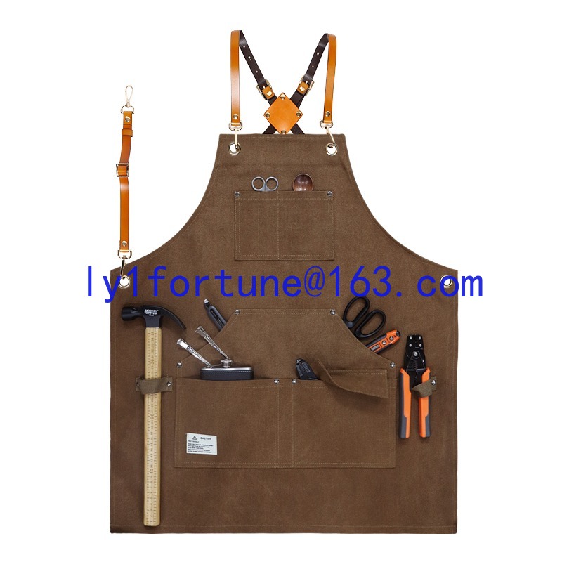 Gardening Tools Logo - Dik canvas waterdicht schort op maat