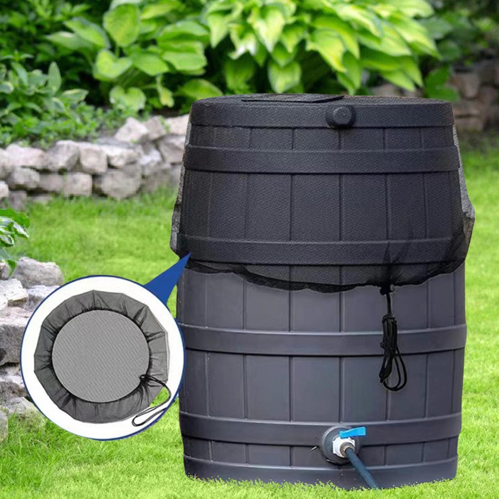 Garden Netting Cover - Buitengaasafdekking voor regentonnen, wateropvangbakken, watertankbescherming, tuin