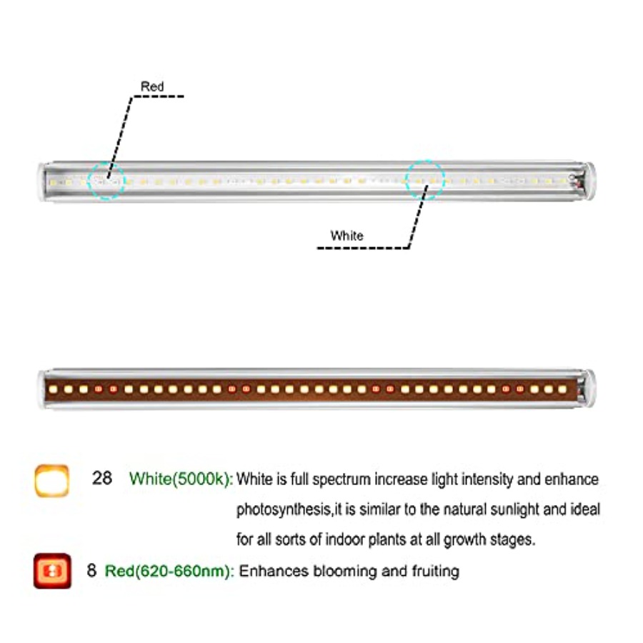 LED-kweeklichtbalken voor binn - Led Grow Light recensie en prijs