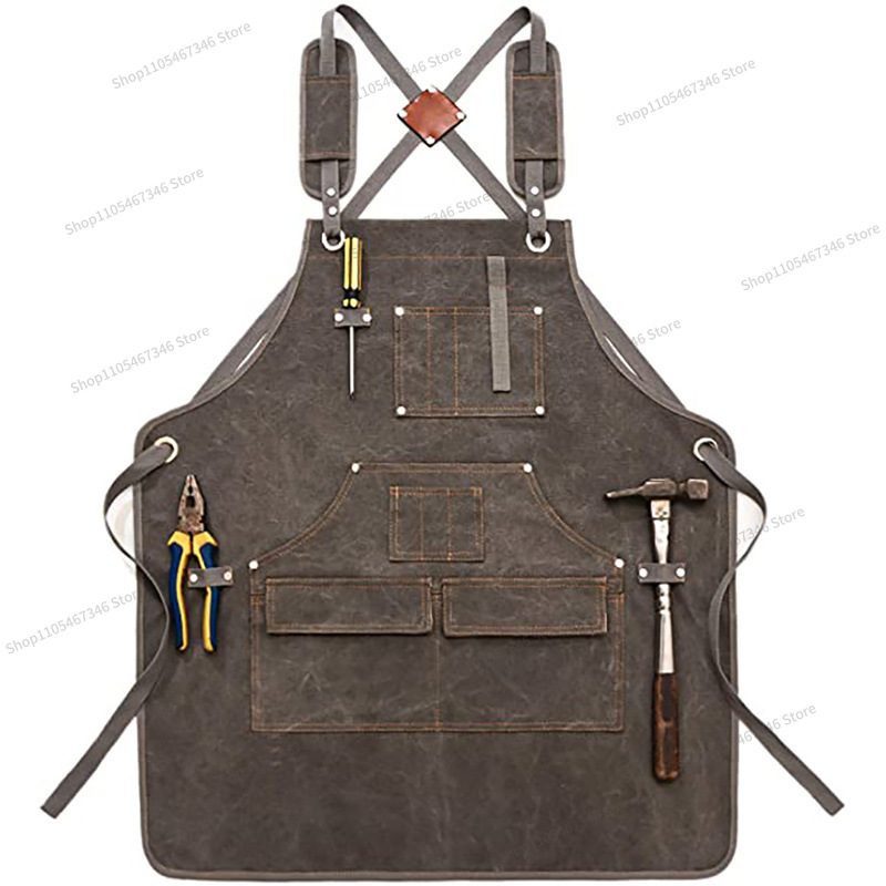 Schort van verdikt canvas met  - Gardening Tools Logo recensie en prijs