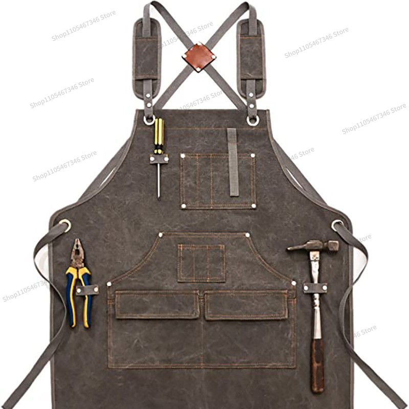Schort van verdikt canvas met  - Gardening Tools Logo recensie en prijs