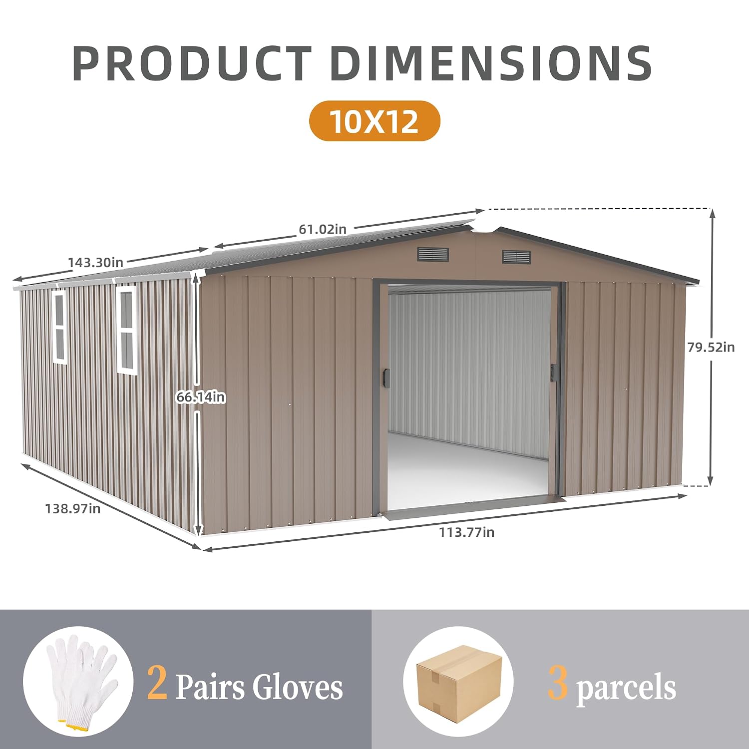 10x12 FT Buitenberging, Grote  - Gardening Tools In recensie en prijs