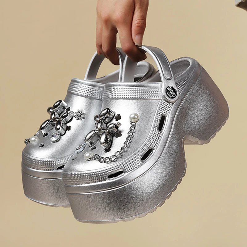 Nieuwe dames zilveren platform - Gardening Tools Women recensie en prijs