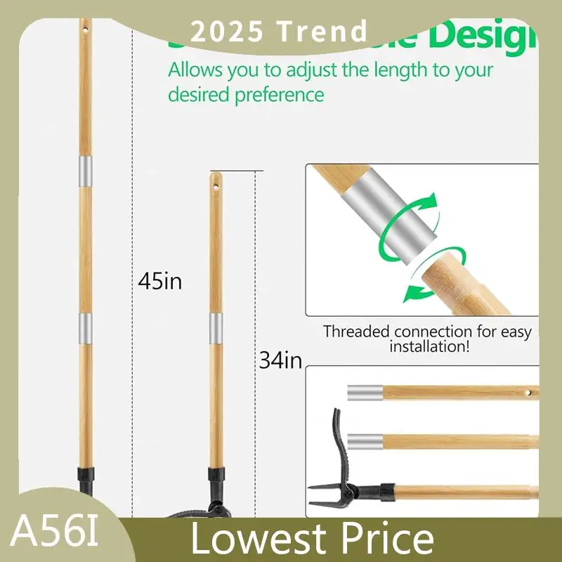 46 inch onkruidtrekker met lan - Gardening Tools Long Handle recensie en prijs