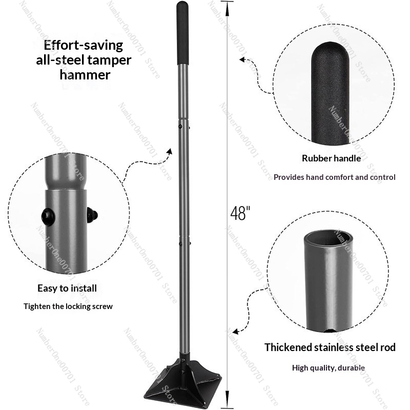Afneembare stalen tuinstamper, - Gardening Tools And Uses recensie en prijs