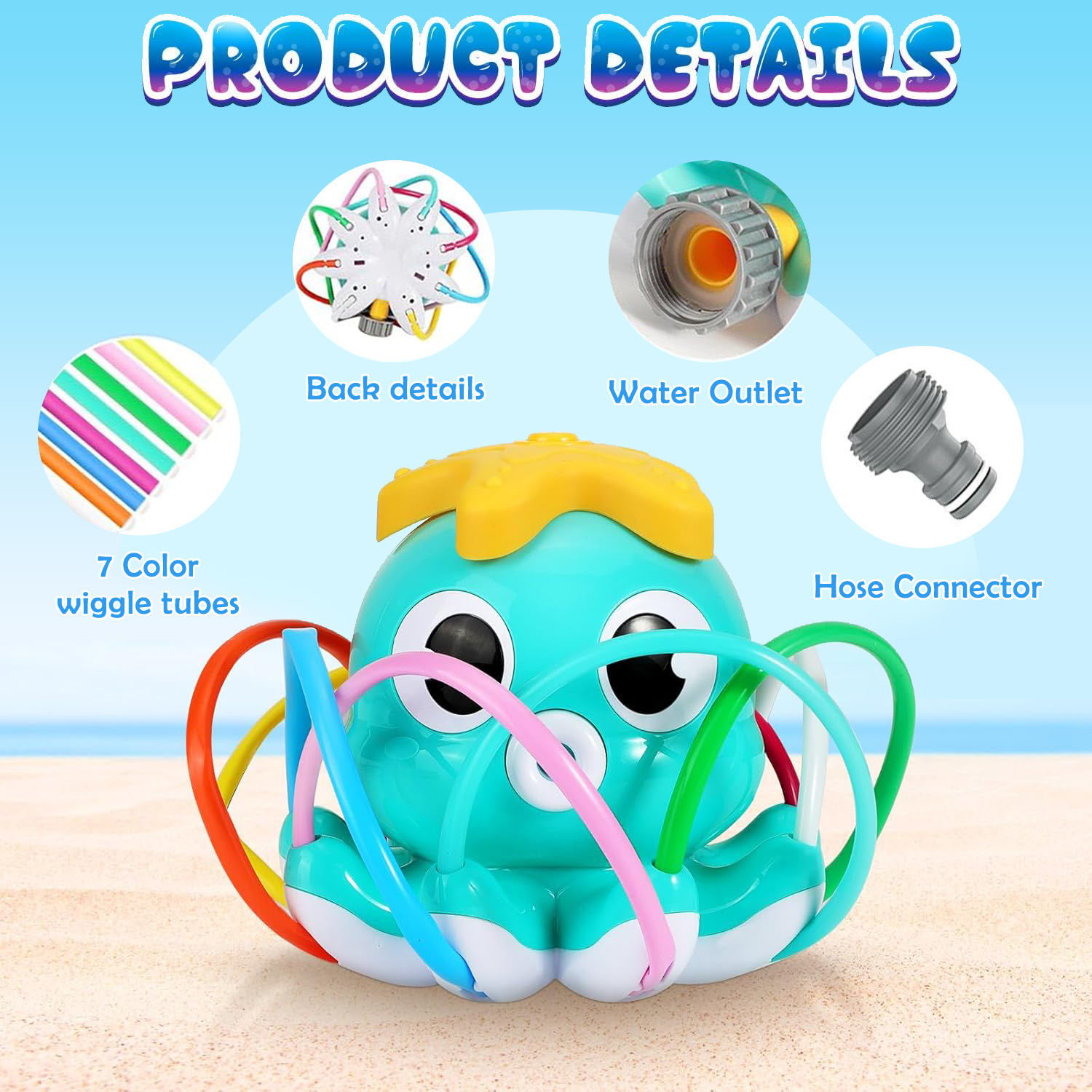 Octopus Sprinkler Waternevel B - Gardening Tools Kids recensie en prijs