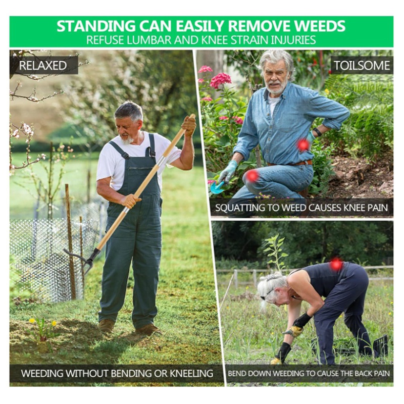 46 inch onkruidtrekker met lan - Gardening Tools Long Handle recensie en prijs