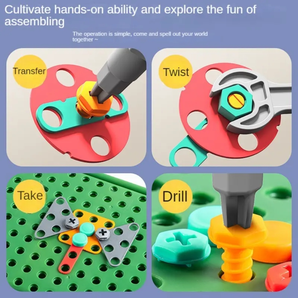 450 stuks kinder STEM-boorset  - Gardening Tools Kids recensie en prijs