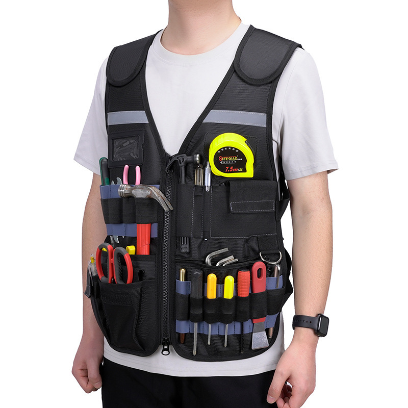 Aanpasbare logo multi-pocket v - Gardening Tools Logo recensie en prijs