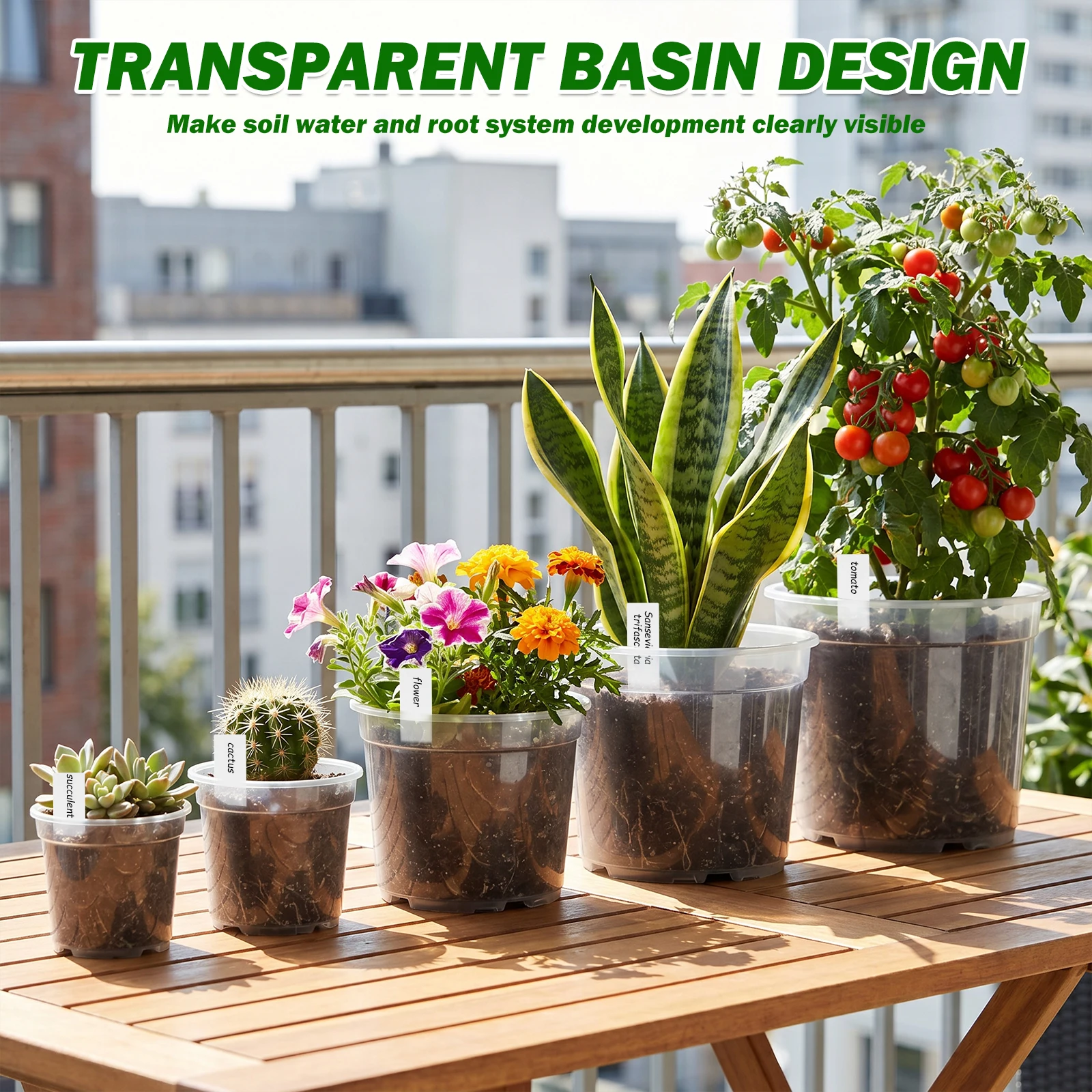 25 stuks 3/4/5/6/7 inch transp - Plant Label Tags recensie en prijs