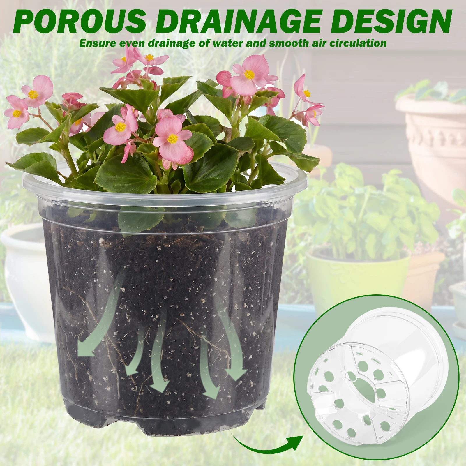25 stuks 3/4/5/6/7 inch transp - Plant Label Tags recensie en prijs
