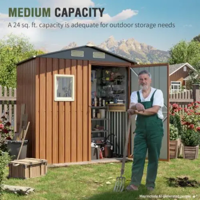 Buitenberging 6x4 ft, afsluitb - Gardening Tools In recensie en prijs