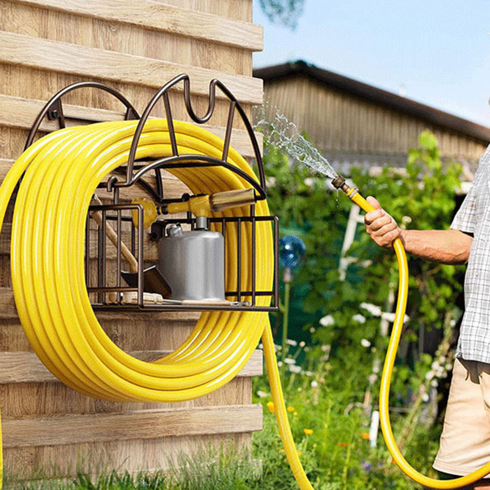 Wandmontage tuinslanghouder me - Gardening Yard Tools recensie en prijs