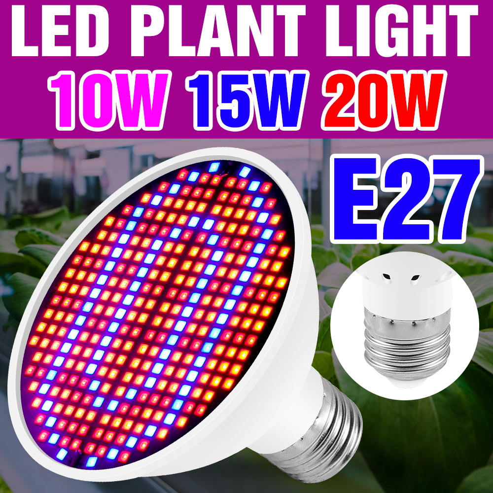20W Led Grow Gloeilamp E27/E26 - Led Grow Light recensie en prijs