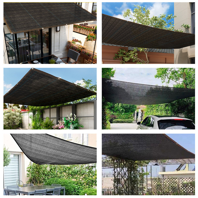 12PIN Zwart Zonnescherm Netto  - Garden Netting Cover recensie en prijs